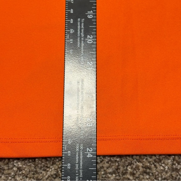 Nike Dri-Fit Youth XL Bright Orange Tee with White Logo - Picture 6 of 10